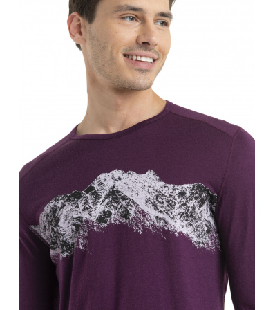Icebreaker M's 200 Oasis LS Crewe Thermal Top Remarkables Winter 2024