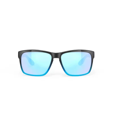 Rudy Spinhawk Edge Black Fade Crystal Azur Gloss Multilaser Ice