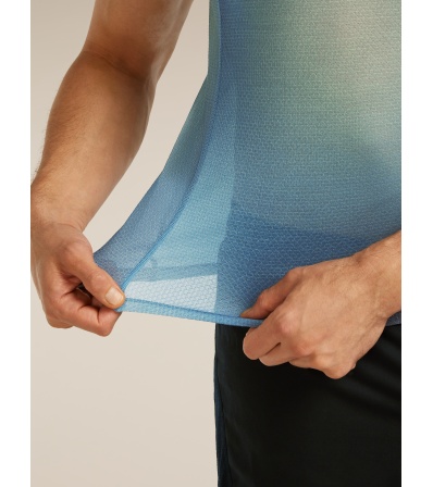 Тениска Icebreaker Merino Blend 75 Cool-Lite Featherlight SS Crewe AOP M's